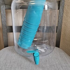 Aqua Beverage Dispenser with Spigot